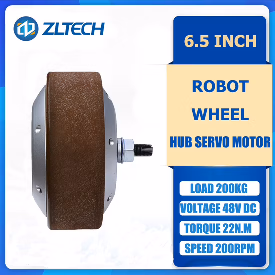  6,5 дюйма 500 Вт 22н.  M 48V 200kg Нагрузка постоянного тока Электрический бесщеточный двигатель-концентратор Agv